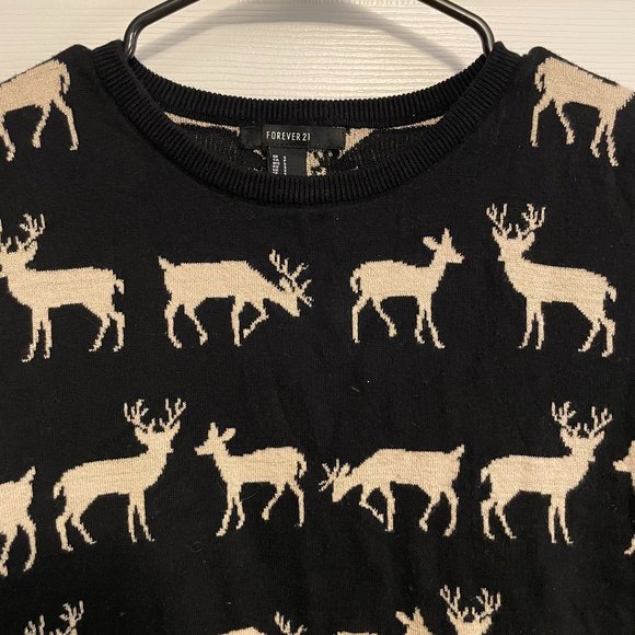 Forever 21 Deer Sweater - Small - Picture 6 of 7